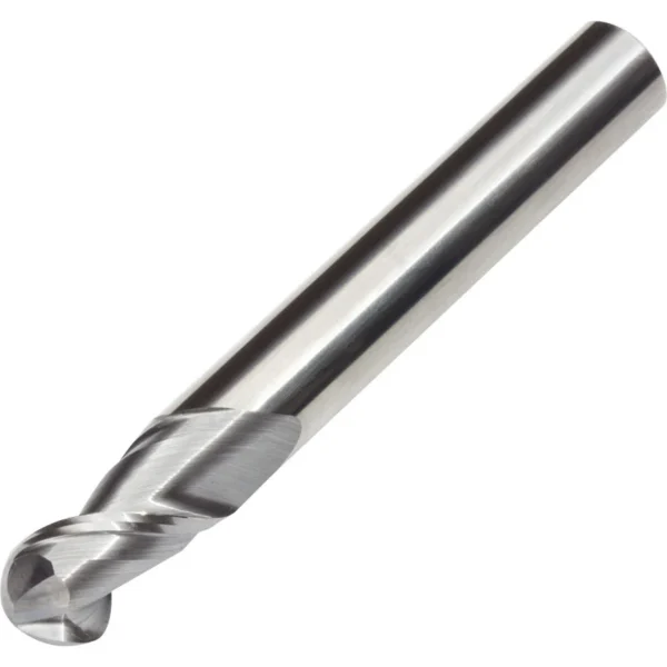 1mm Ball End Uncoated 2 Flute