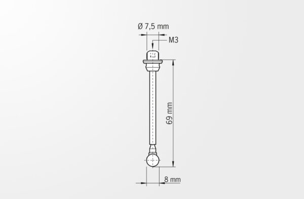 Haimer Long Probe Tip For 3D Sensor - Image 3