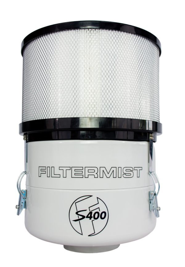 Filtermist S400 oil mist collector – mid-size CNC extraction unit for industrial workshops in South Africa