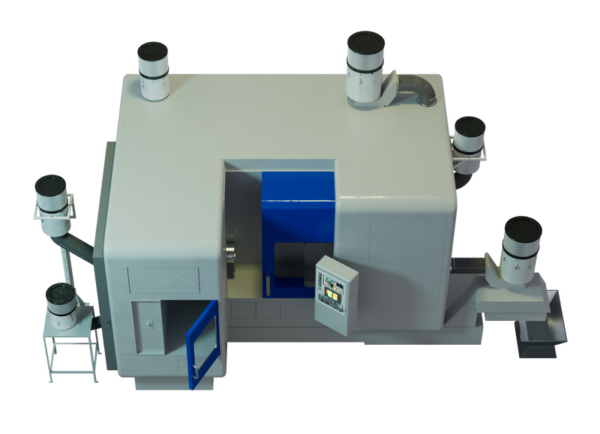Filtermist FX Series mounting options for CNC mist extraction systems