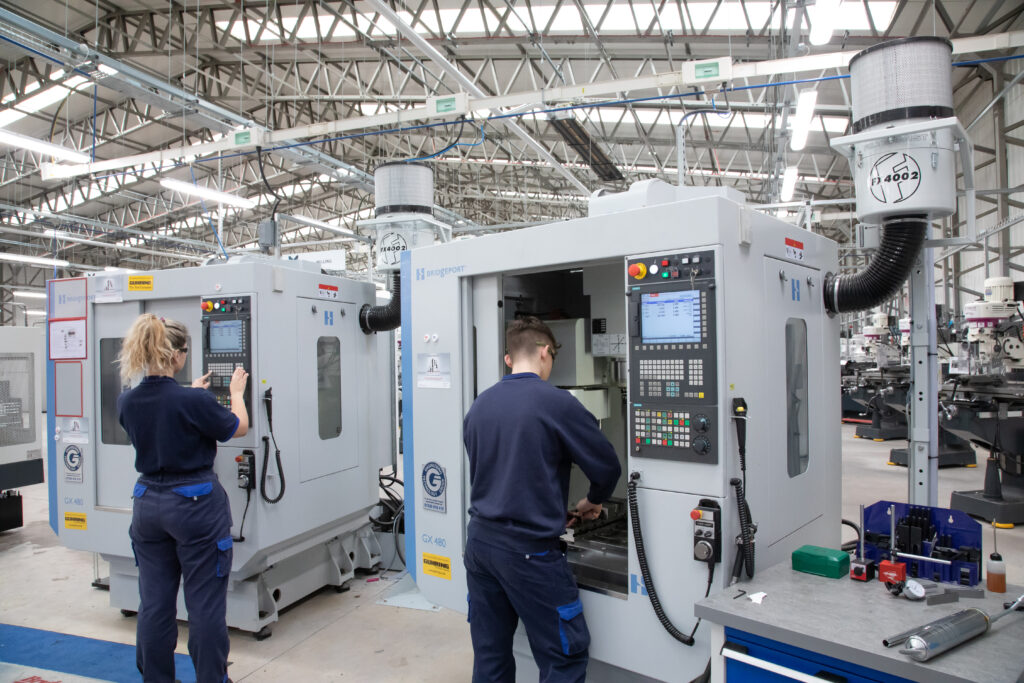 Filtermist FX4002 oil mist collector installed on CNC machines in a South African production facility